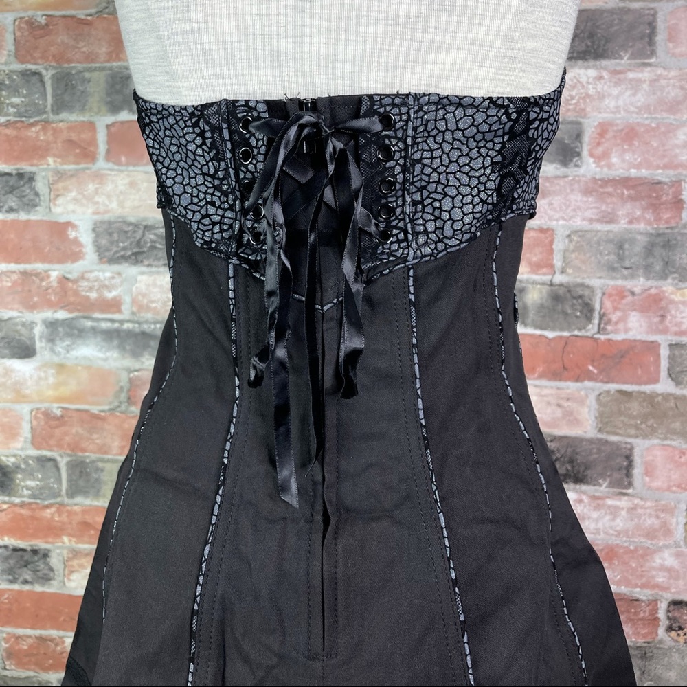 Tripp NYC Fleetwood Corset Gothic Halter Mini Dress - Picture 6 of 8